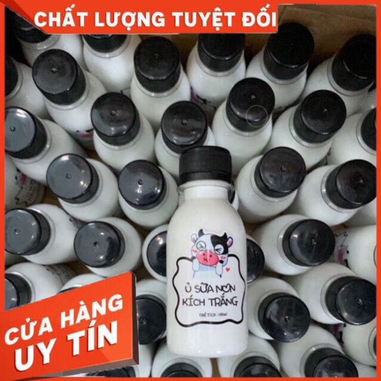 Sữa non ủ kích trắnng 100ml dùng cho mặt và body