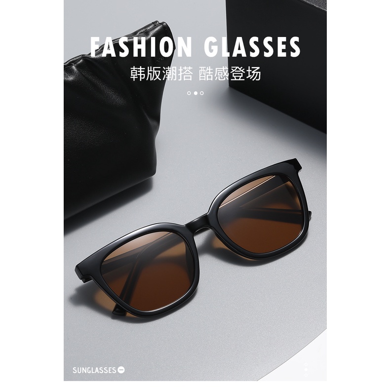 Mắt kính thời trang nam nữ gọng vuông phong cách Hàn quốc chống tia uv400