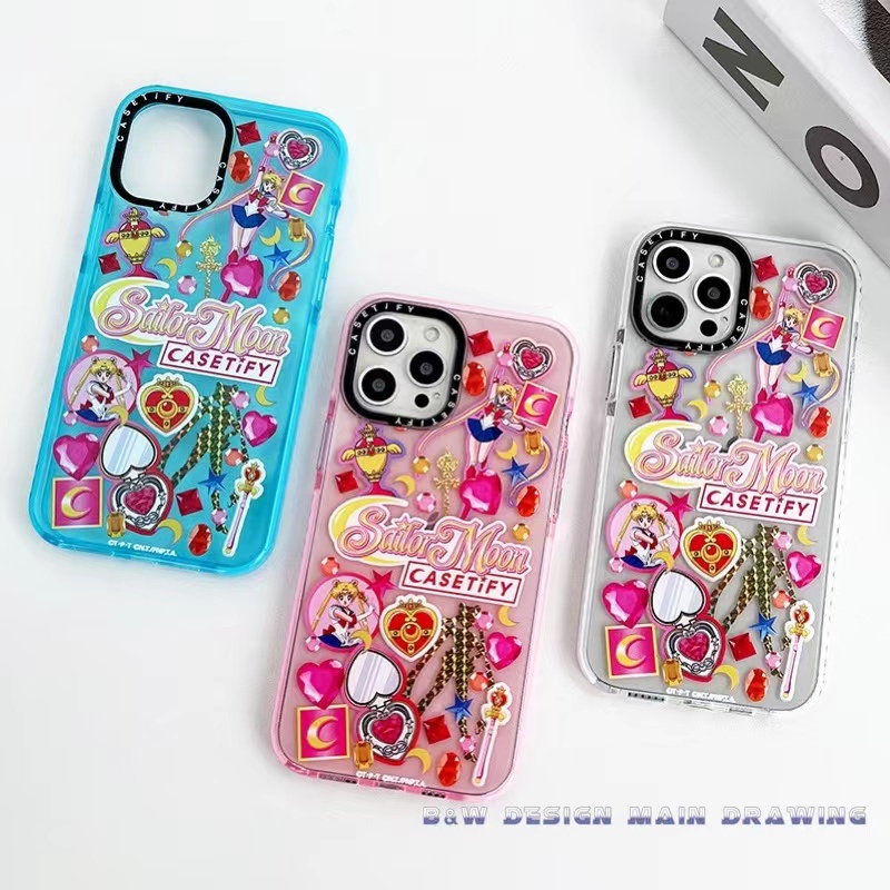 Ốp Điện Thoại Mềm Trong Suốt In Hình Thủy Thủ Mặt Trăng Hoạt Hình Cho iPhone 13 12 11 Pro MAX IX XS MAX XR 6 6s 7 8 Plus