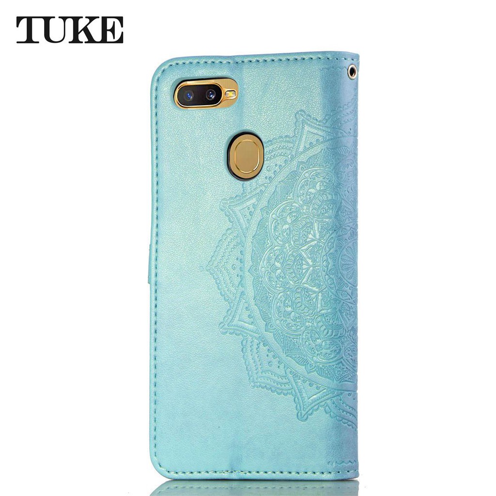 (KB) Bao da họa tiết hoa Mandala cho OPPO R17 A3 A7 | BigBuy360 - bigbuy360.vn