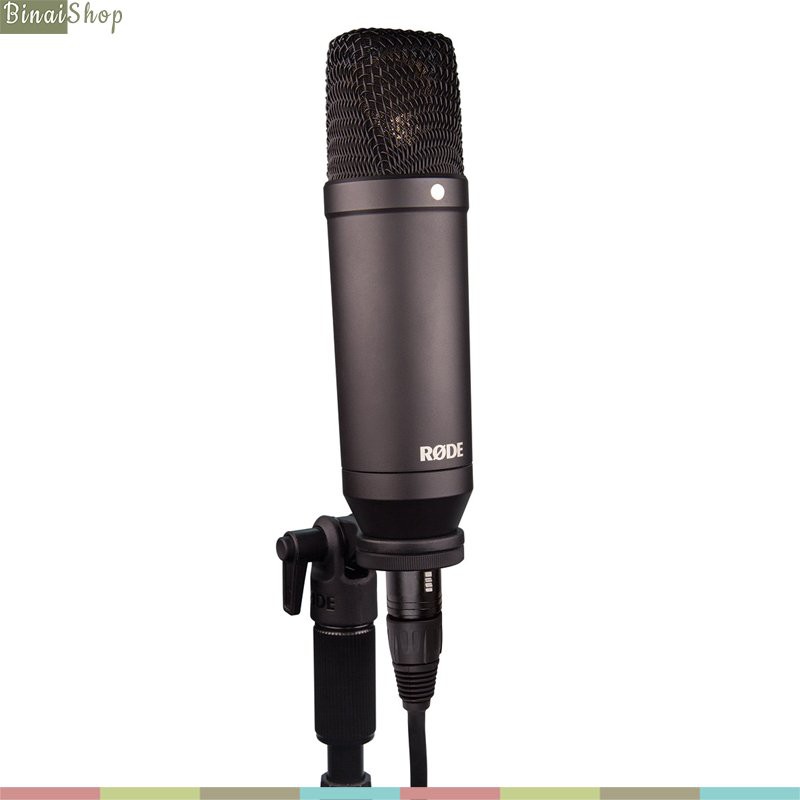 Rode NT1KIT - Micro Condenser 48v, Màng Thu 1 Inch, Hướng Thu Cardioid, Có Shockmount Kèm Màng Lọc Rode SM6