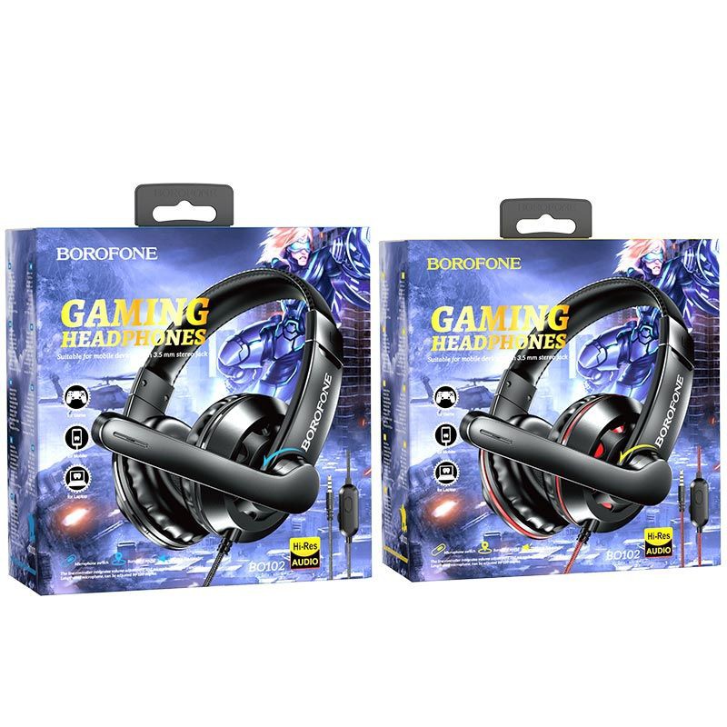 Tai nghe chụp tai có dây Borofone BO102 âm thanh sống động, Bass khỏe, Headphone - Chính hãng