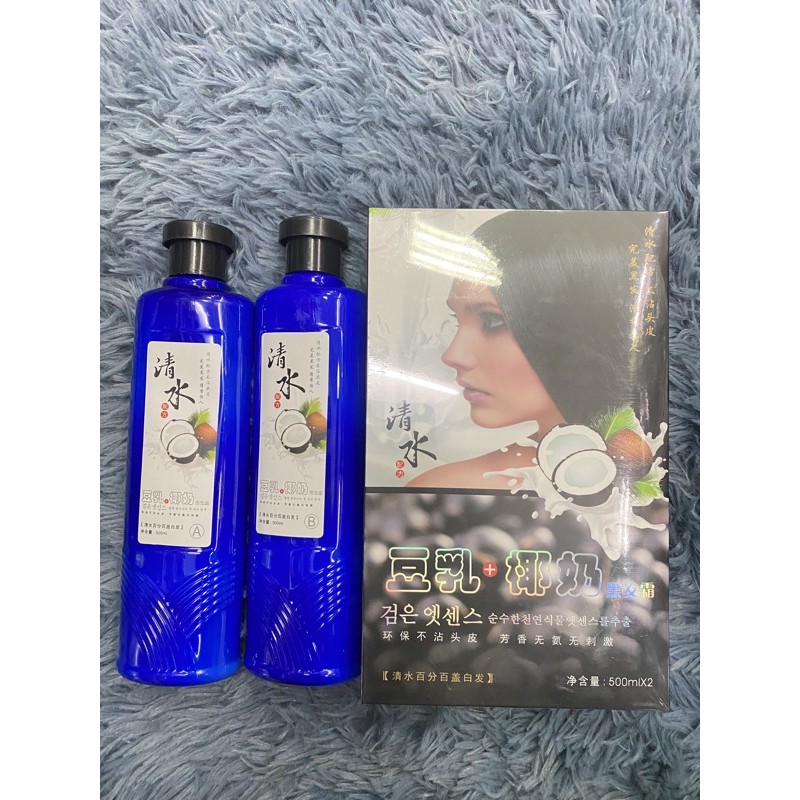 nhuộm đen phủ bạc dừa