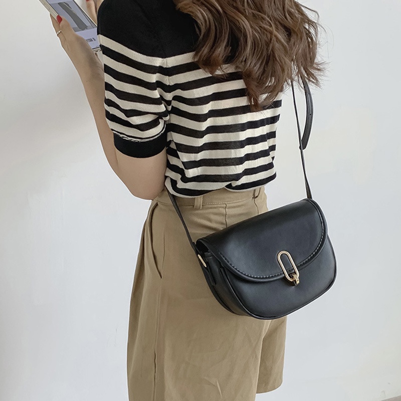 Túi đeo chéo IELGY màu trơn thời trang cho nữ