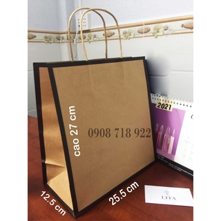 Túi Giấy Kraft nâu cho shop