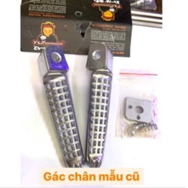 gác chân nhôm trusty gắn các loại xe yamaha honda