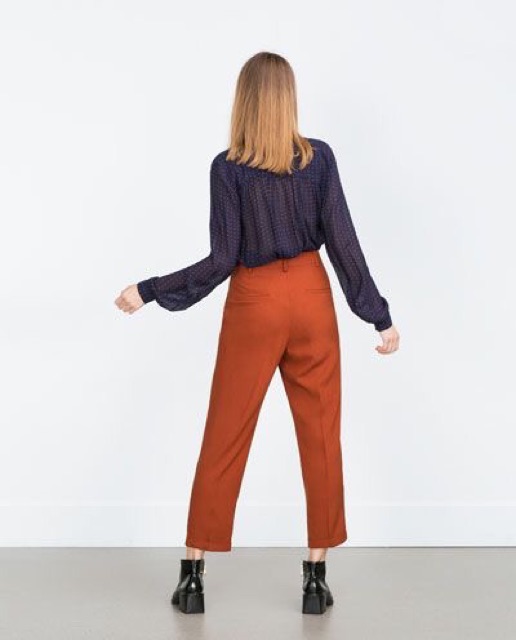 Quần baggy đỏ gạch xuất xịn