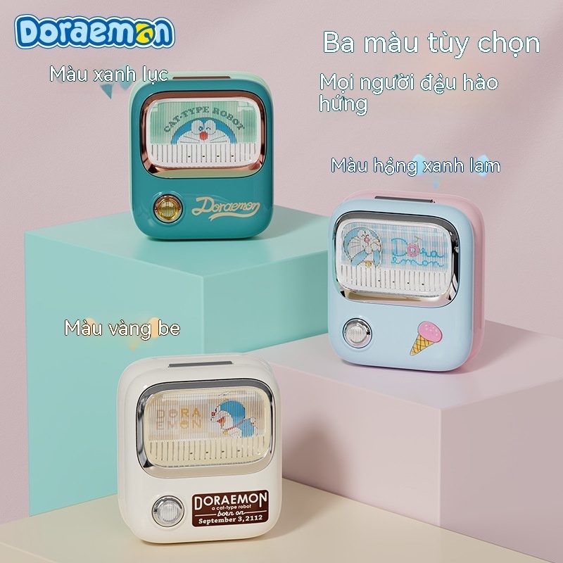 Tai nghe bluetooth Doraemon  tai nghe bluetooth không dây  hộp quà đóng gói tinh tế  tai nghe dễ thương  tai nghe bluetooth TWS retro  tai nghe in-ear quà sinh nhật