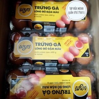TRỨNG GÀ WYN SIZE L ( HỘP 10 TRỨNG - 600GR)