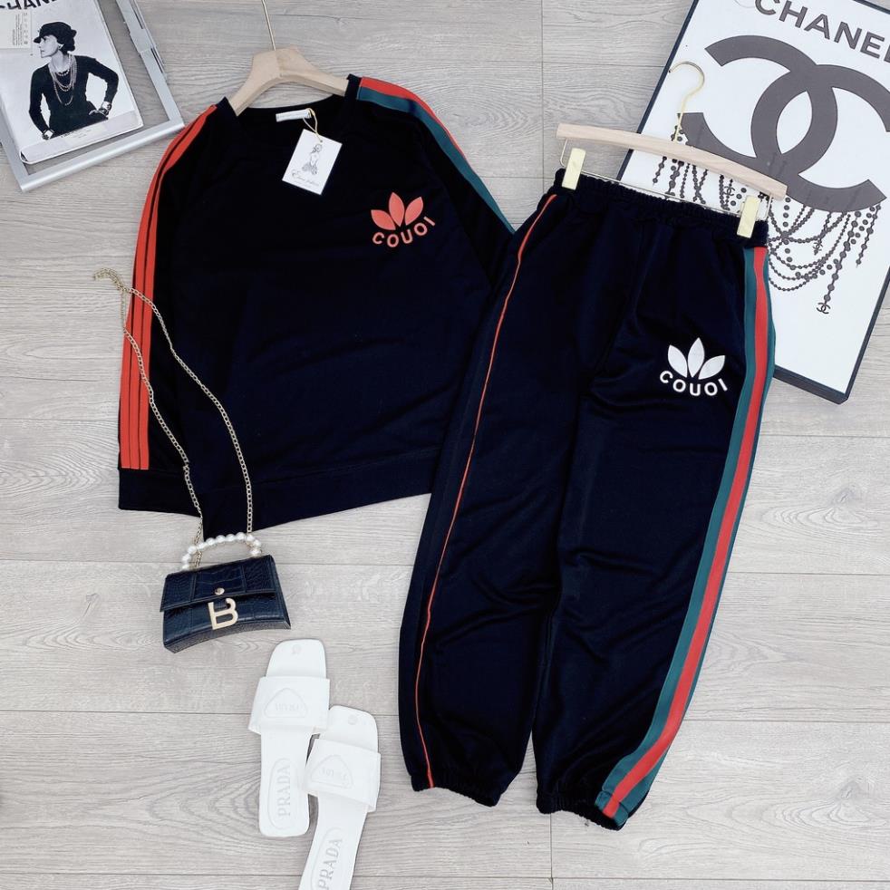 [ 𝐅𝐑𝐄𝐄 𝐒𝐇𝐈𝐏 ] BỘ THỂ THAO SỌC 3 LÁ CHỮ SIÊU CHẤT