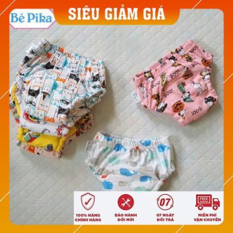 [Sale khô máu] Quần Bỏ BỈm Riokid 6 lớp - Ban ngày Sz 80,90,100,110, (4-23 kg)