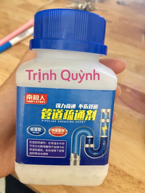 [Loại Cực Mạnh] Bột Thông Tắc Cống, Đường Ống, Bồn Cầu, Bồn Rửa Mặt..Xử Lý Triệt Để Cặn Bã