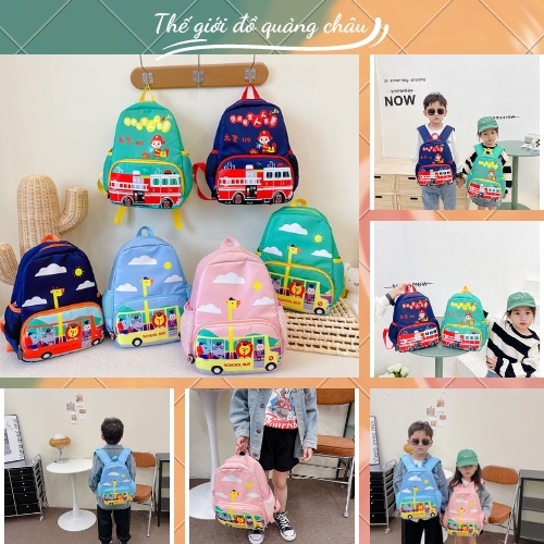 Balo cute dành cho bé, hàng cao cấp chống thấm nước - Hàng Quảng Châu Loại 1