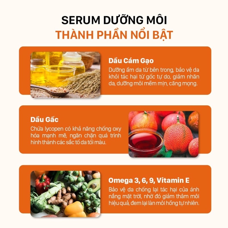 Serum Dưỡng Môi, Giảm Thâm Môi Narguerite 5ml