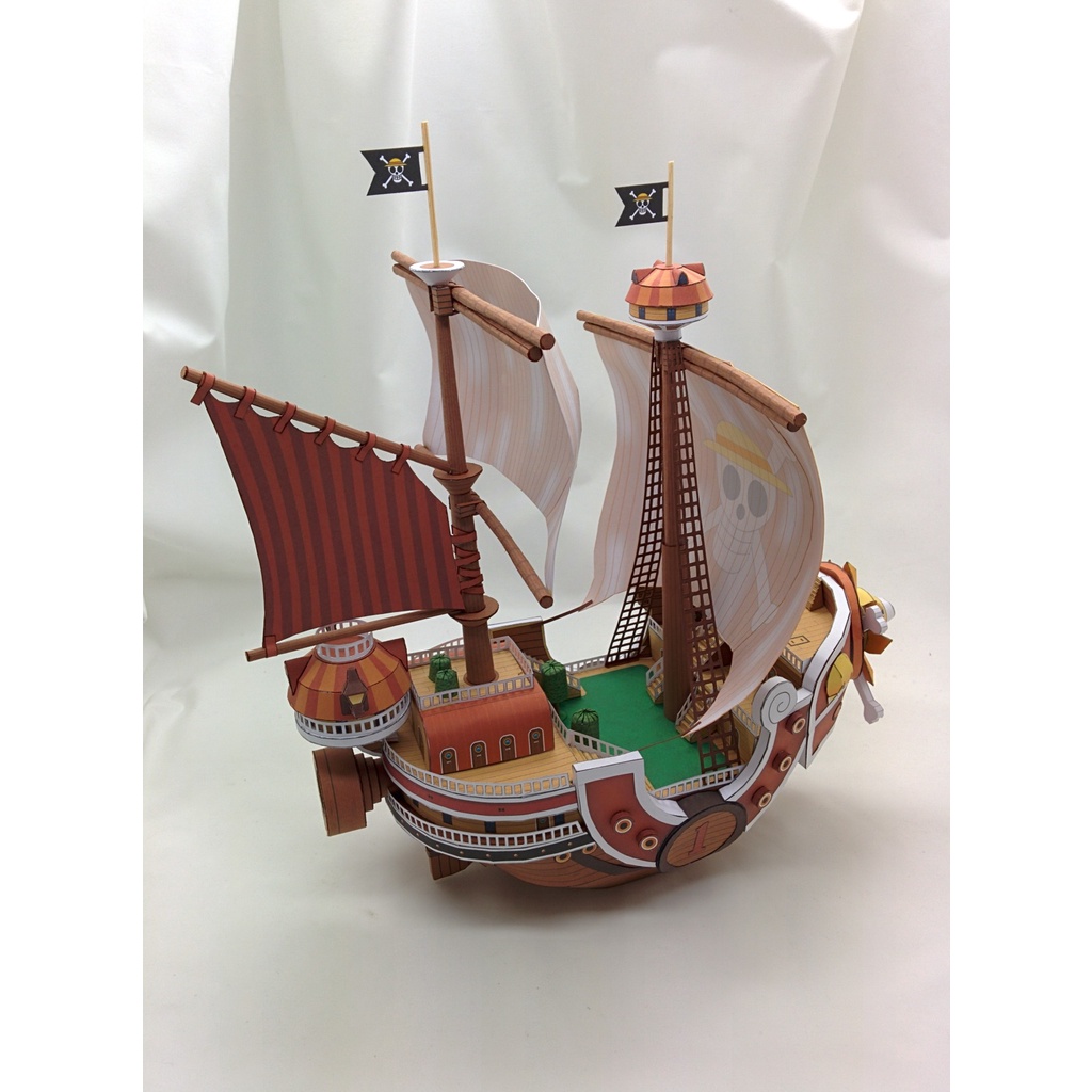 Mô hình giấy 3D  Tàu Thousand Sunny - One Piece