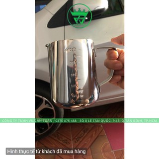 Ca Đánh Sữa Inox 600ml Có Chia Vạch