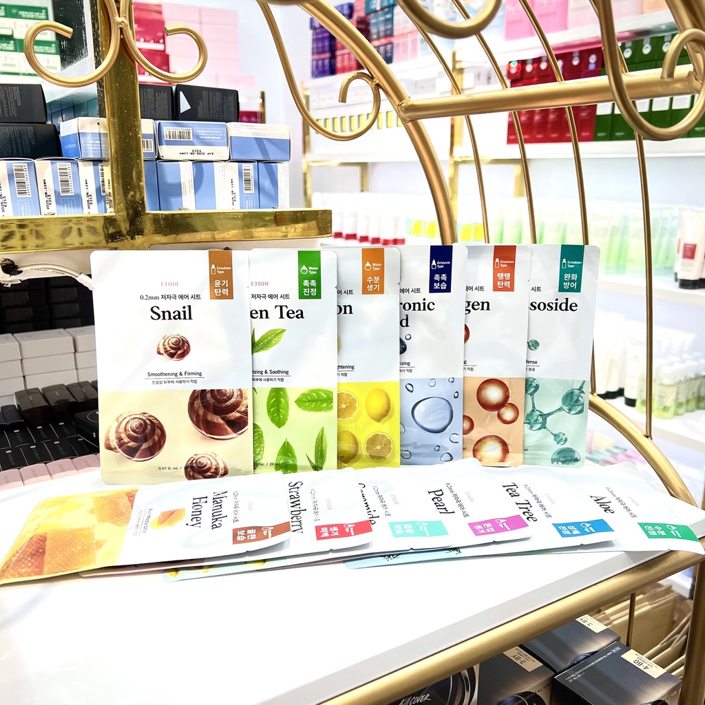 (CÓ BILL) Mặt nạ ETUDE 0.2 Therapy Air Mask NEW 20ml