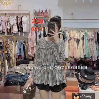 Áo kẻ 220+ quần 180