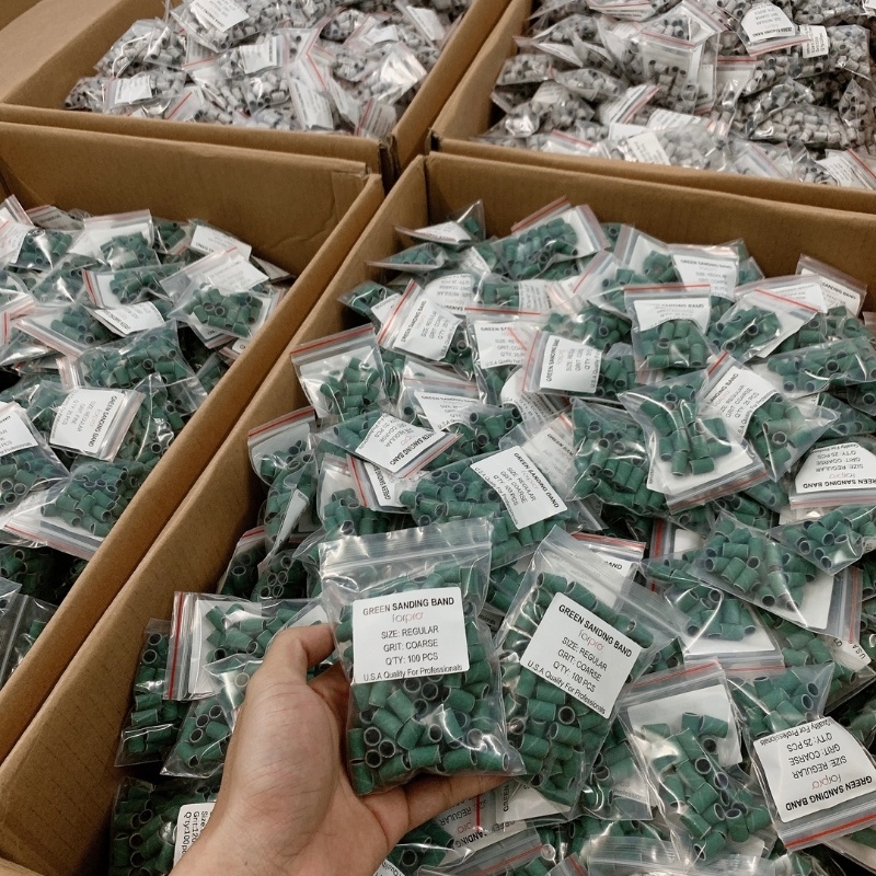 2 Cục Đầu Nhám Giấy Mài Móng Tay Forpro Nhám Mỹ