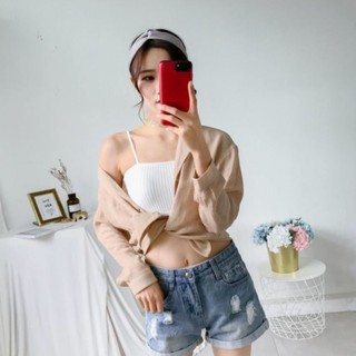 Áo bra quây cotton có đệm ngực