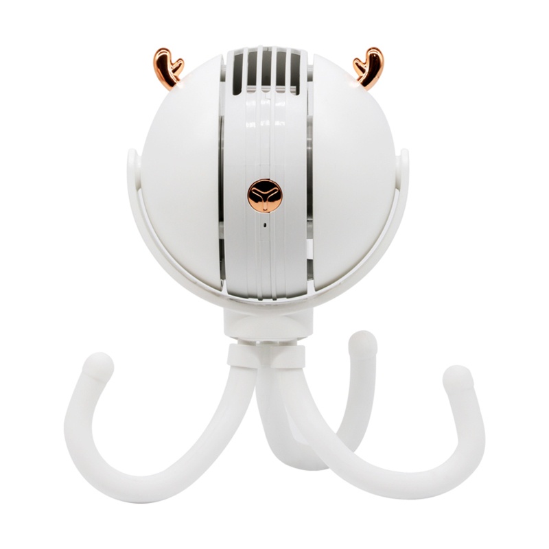 Quạt Cầm Tay Hình Bạch Tuộc Có Thể Sạc Lại Dùng Đi Cắm Trại