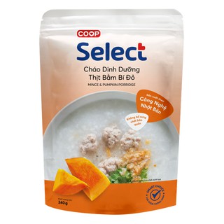 Cháo tươi thịt bằm và bí đỏ SG Food gói 240g
