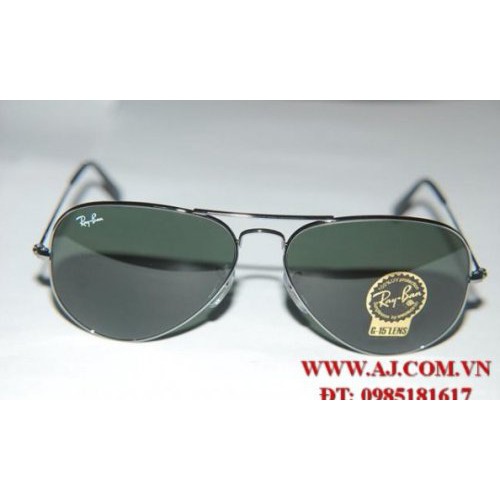 Mắt kính AVIATOR LARGE METAL RAYBAN RB 3025 SIZE 58 - Made in Italy