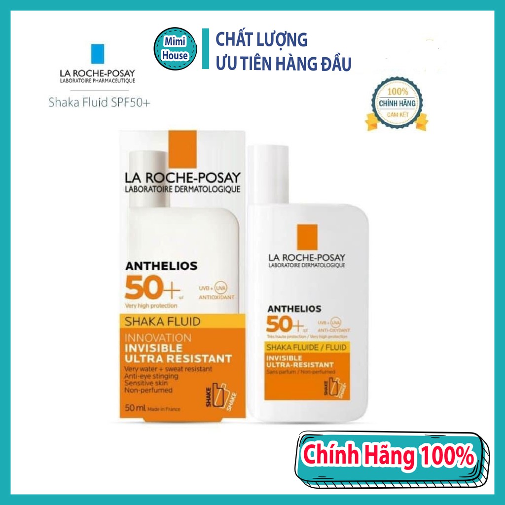 Kem Chống Nắng La Roche-Posay Vạch Vàng SPF 50+ 50ml Dành Cho Da Thường Da Khô Nhạy Cảm Nội Địa Pháp