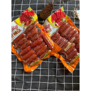 lạp xưởng tôm trứng muối