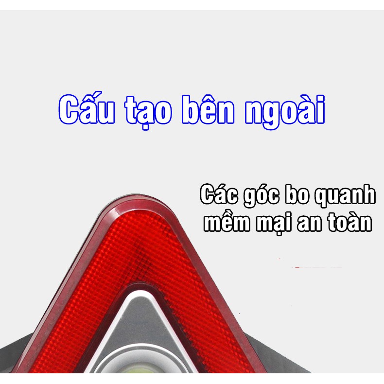 Biển cảnh báo nguy hiểm có đèn led đa năng cho ô tô cao cấp