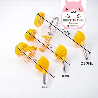 Bình nước bi cho hamster thỏ bọ ú nhím kiểng sóc rat