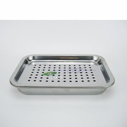 (thanh lý nghỉ bán)khay inox 2 lớp