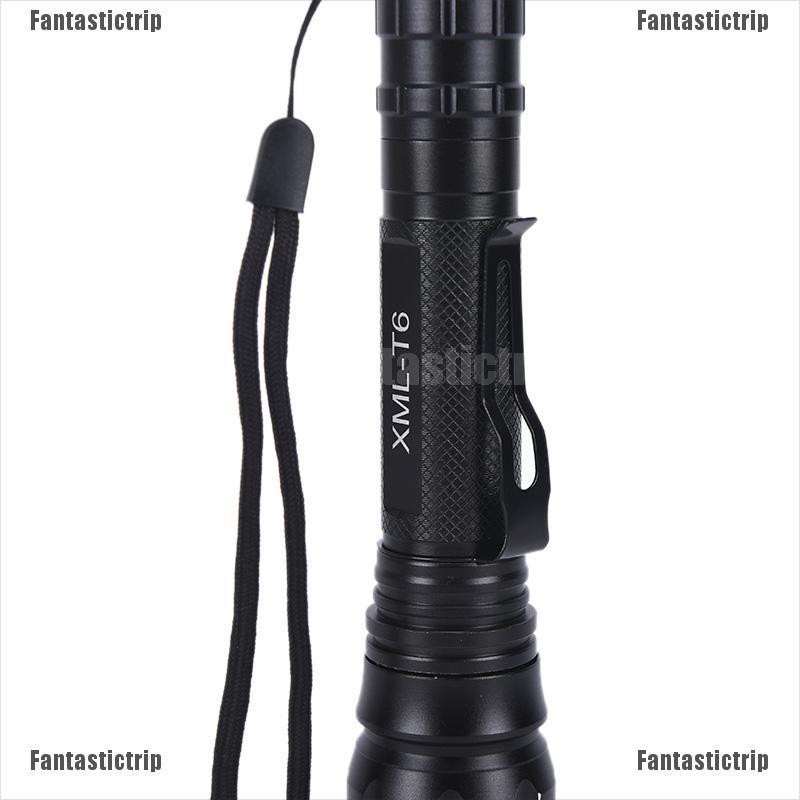 Fantastictrip Super Bright 90000LM T6 LED Flashlight Torch Zoomable 18650