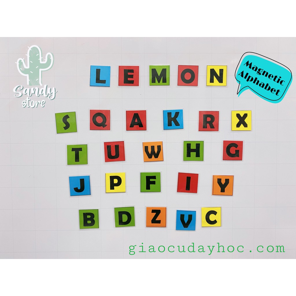 🔥🔥🔥 BỘ CHỮ NAM CHÂM GIẤY ÉP 🔥🔥🔥