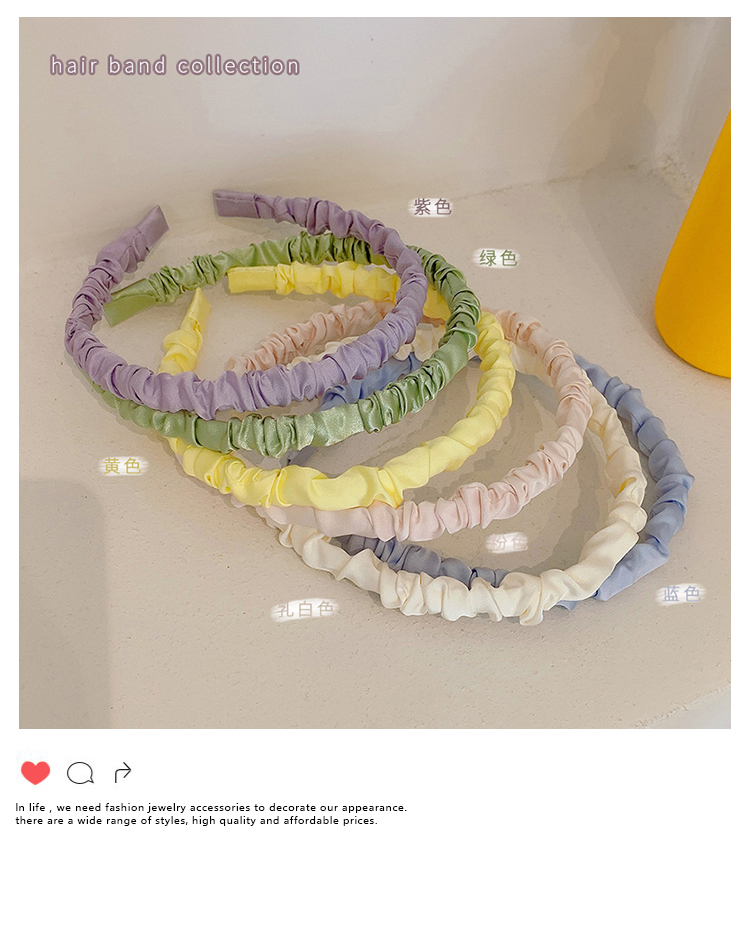 Cài tóc bằng vải satanh thời trang cho nữ