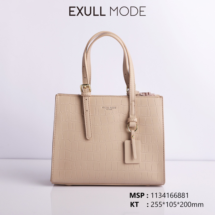Túi xách nữ thời trang công sở da vân cá sấu thiết kế sang trọng chính hãng Exull Mode 1134166881