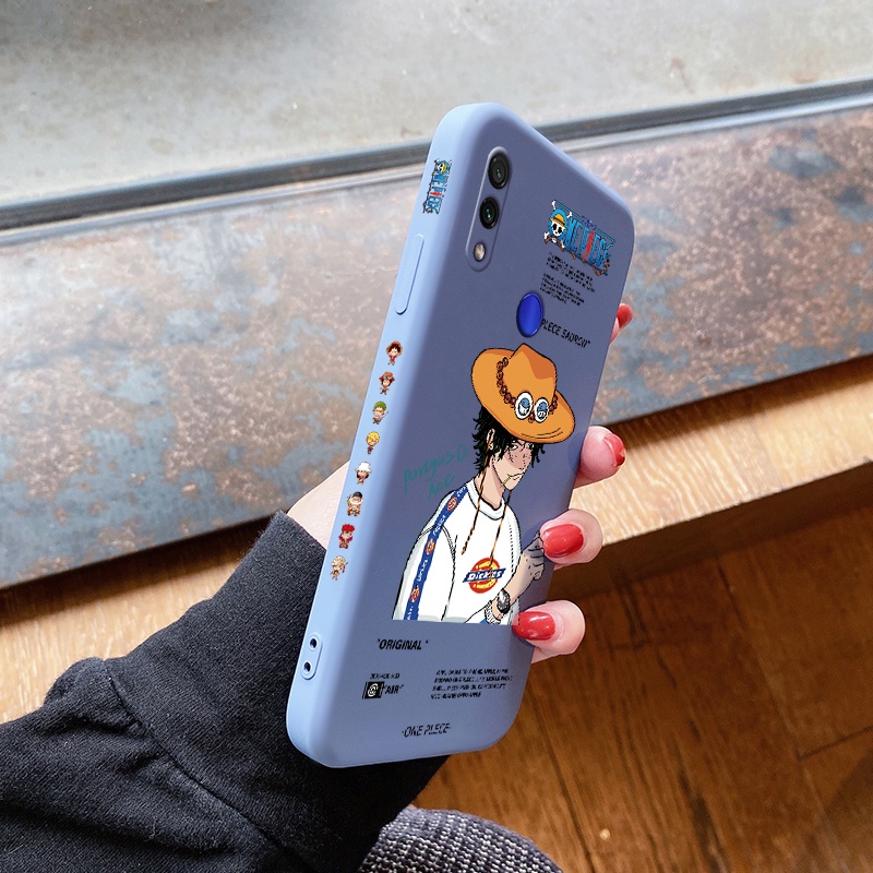 Ốp Cho XIAOMI Redmi Note 5 Pro Note 6 Pro Note 7Pro Ốp One Piece Ase Zoro Lưng Mỏng Mềm Chống Sốc Máy Ảnh Họa Tiết Silicon Lỏng Ốp Bảo Vệ Toàn Bộ Ống Kính