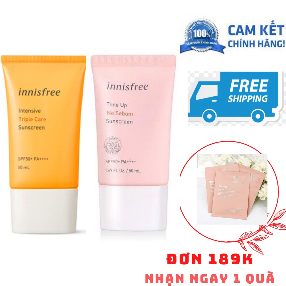 kem chống nắng INNISFREE triple care 50ml