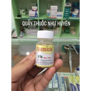berberrin hỗ trợ tiêu hóa lọ 100v