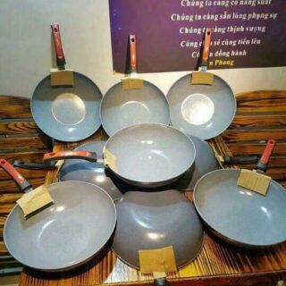 Chảo sâu lòng vân đá 33cm