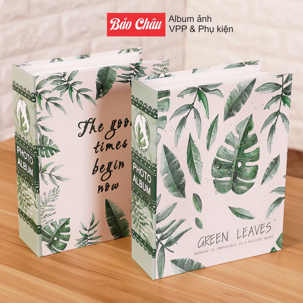  Album ảnh 7x10(6x9), 9x13, 10x15,13x18 Mẫu Lá cây vintage loại đẹp