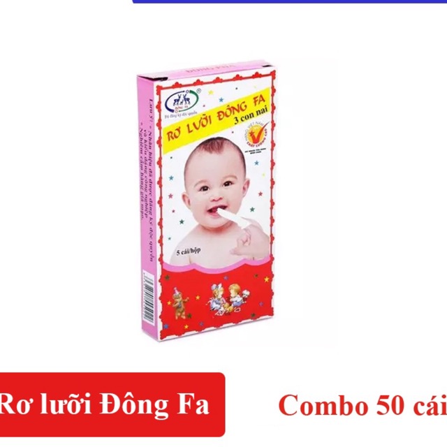 Rơ lưỡi Đông Fa cho Bé 50 cái - Đông Fa 3 Con Nai ( 10 hộp )sẽ