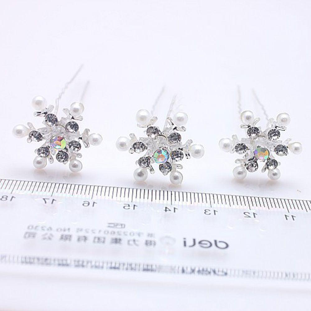 Set 5 Kẹp Tóc Cô Dâu Đính Đá Sang Trọng