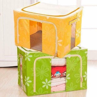 Hộp Đựng Đồ Dùng Cá Nhân Cỡ Lớn Khung Thép LBOX - Túi vải đựng chăn màn khung thép