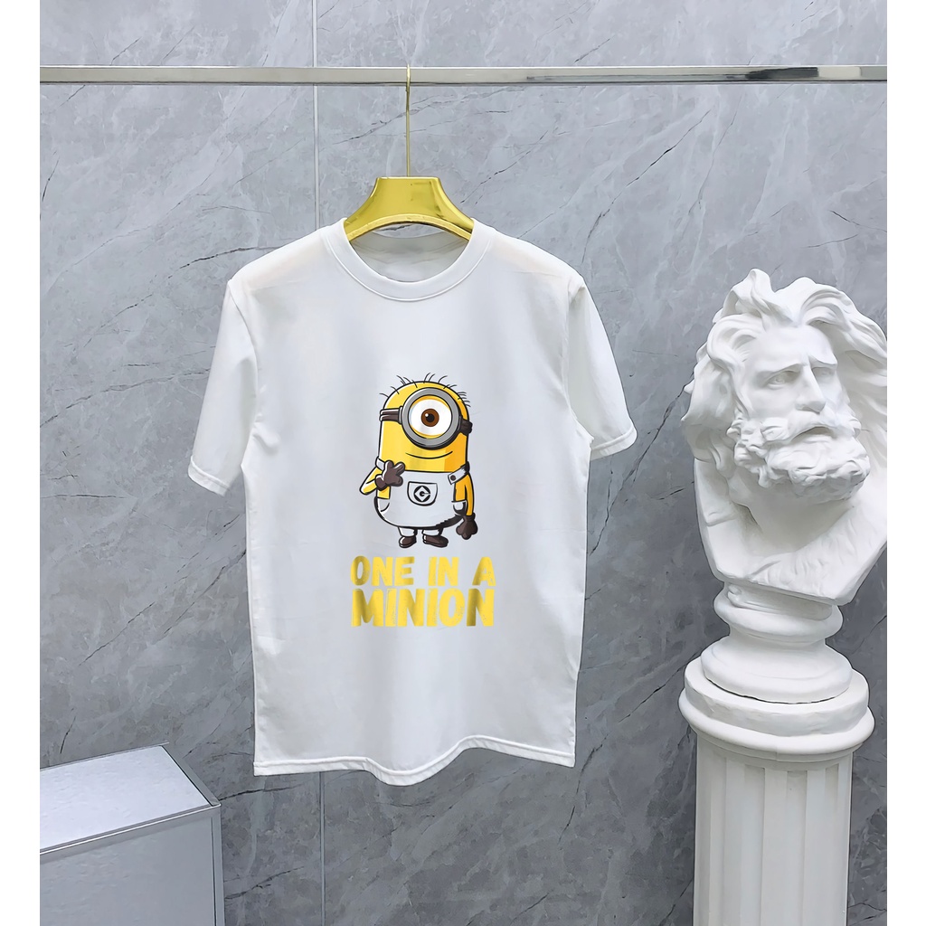 Áo thun tay ngắn in hình nhân vật minion siêu ngầu ,gía cực sock - P180
