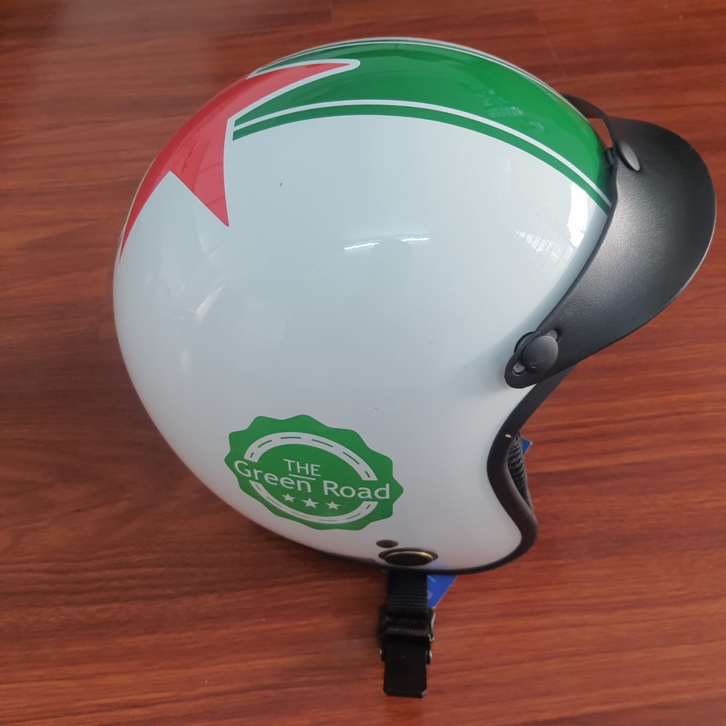 Mũ Bảo Hiểm Xe Máy Moto 1/2 Nửa Đầu 3/4 Đầu Người Lớn Quảng Cáo Heineken Hàng Đặc Biệt Đặt Hàng Hãng Protec Có Tem Chuẩn