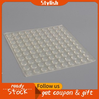 Set 100 miếng đệm chân dán đồ nội thất chống va đập bảo vệ tiện dụng