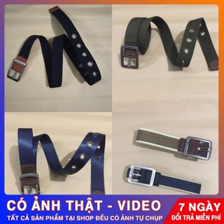 Thắt lưng vải canvas 💖 thắt lưng vải giá rẻ