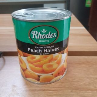 Đào hộp/ Đào Ngâm hãng RHODES hộp 820g