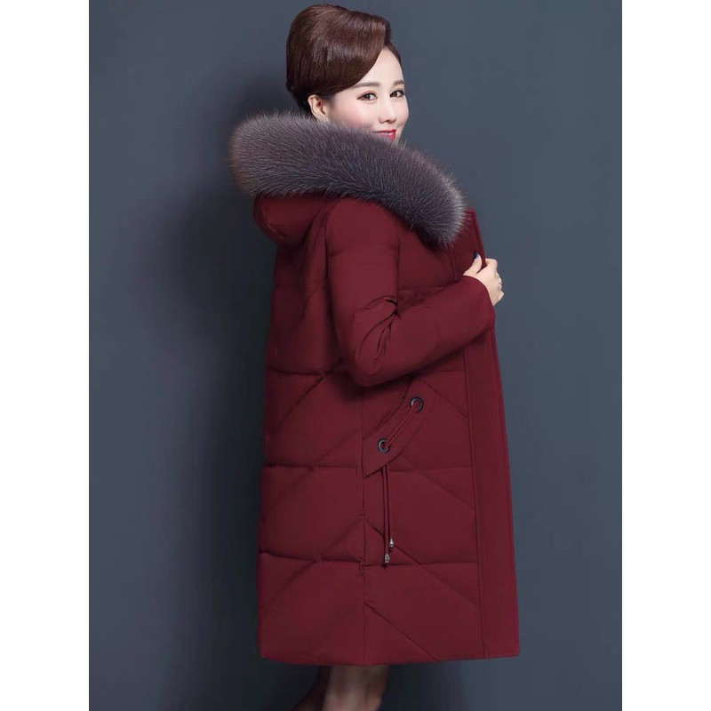 Áo phao trần nỉ cho mẹ